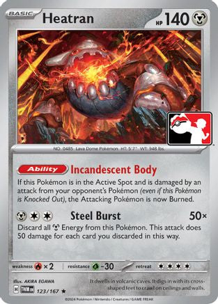 Heatran 123 - Holofoil Prize Pack Series Cards