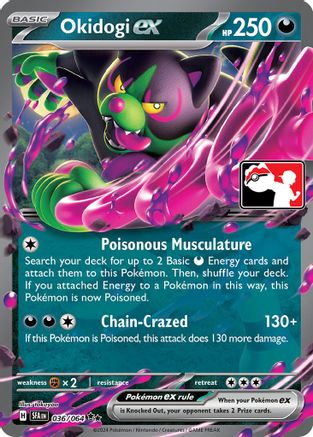 Okidogi ex 036/064 - Holofoil Prize Pack Series Cards