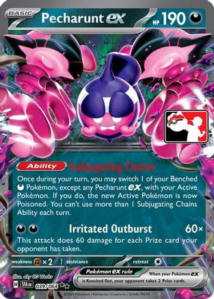 Pecharunt ex 039 - Holofoil Prize Pack Series Cards