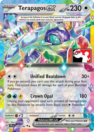 Terapagos ex 128/142 - Holofoil Prize Pack Series Cards