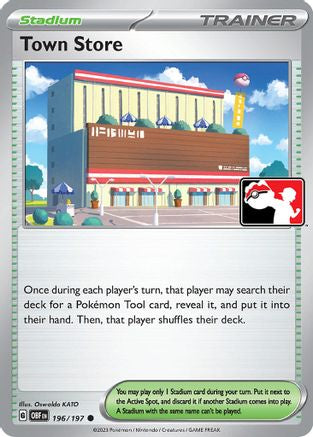 Town Store 196/197 - Holofoil Prize Pack Series Cards