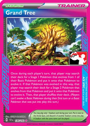 Grand Tree 136 - Holofoil Prize Pack Series Cards