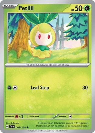 Petilil 006/159 - Reverse Holofoil Journey Together - Common