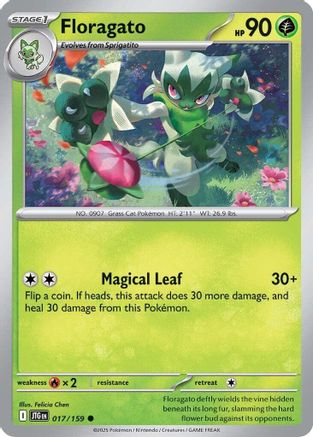 Floragato 017/159 - Reverse Holofoil Journey Together - Common