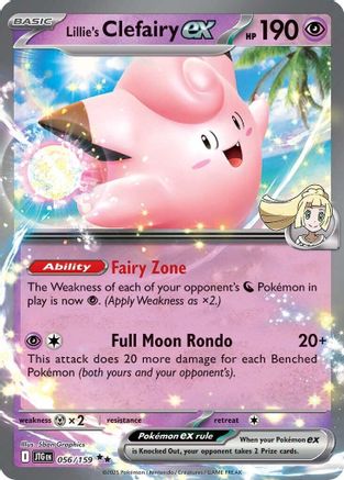 Lillie's Clefairy ex 056/159 - Holofoil Journey Together - Double Rare