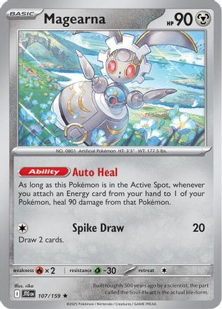 Magearna 107/159 - Reverse Holofoil Journey Together - Rare