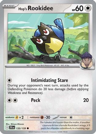 Hop's Rookidee 133/159 - Reverse Holofoil Journey Together - Common