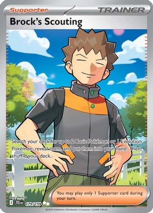 Brock's Scouting 179/159 - Holofoil Journey Together - Ultra Rare