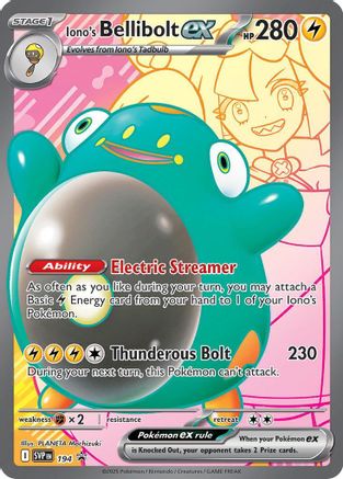Iono's Bellibolt ex 194 - Holofoil SV Scarlet & Violet Promo Cards