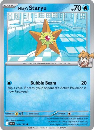 Misty's Staryu 046/182 Destined Rivals - Common