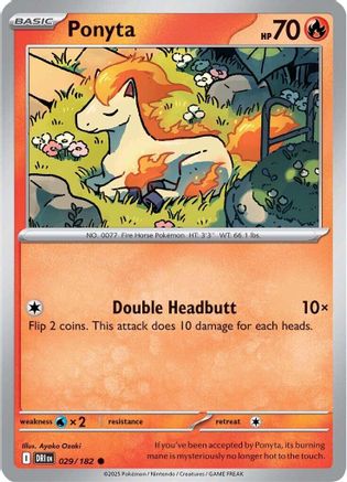 Ponyta 029/182 Destined Rivals - Common