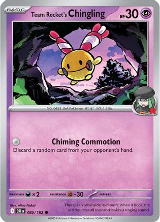Team Rocket's Chingling 085/182 Destined Rivals - Common