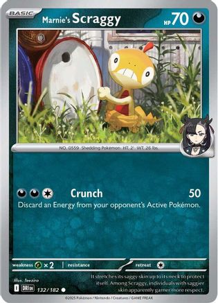 Marnie's Scraggy 132/182 Destined Rivals - Common