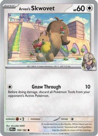 Arven's Skwovet 158/182 Destined Rivals - Common