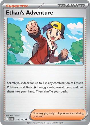 Ethan's Adventure 165/182 - Reverse Holofoil Destined Rivals - Uncommon