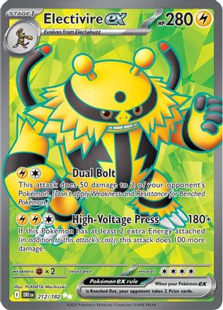 Electivire ex 212/182 - Holofoil Destined Rivals