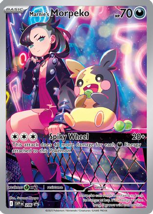 Marnie’s Morpeko 206 - Holofoil SV Scarlet & Violet Promo Cards