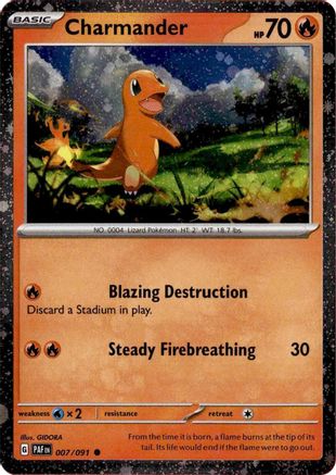 Charmander (Cosmos Holo) 007/091 - Holofoil Miscellaneous Cards & Products