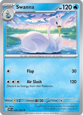 Swanna 026/086 White Flare