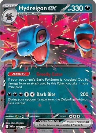 Hydreigon ex 067/086 - Holofoil White Flare