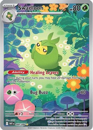 Swadloon 088/086 - Holofoil SV White Flare