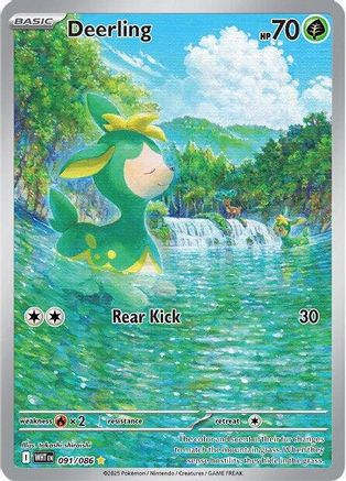 Deerling 091/086 - Holofoil White Flare