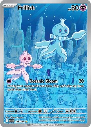 Frillish 126/086 - Holofoil White Flare