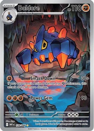 Boldore 128/086 - Holofoil White Flare
