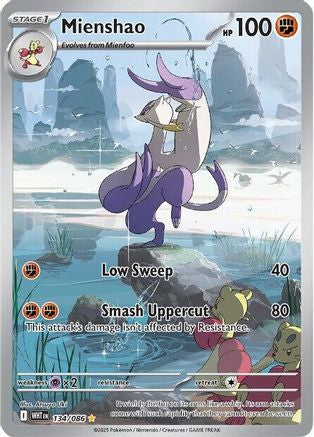 Mienshao 134/086 - Holofoil White Flare