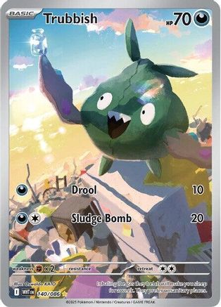 Trubbish 140/086 - Holofoil White Flare