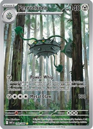 Ferrothorn 149/086 - Holofoil White Flare
