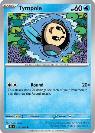 Tympole 019/086 - Reverse Holofoil Black Bolt