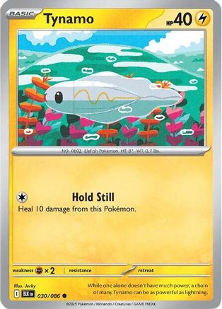 Tynamo 030/086 - Reverse Holofoil SV Black Bolt