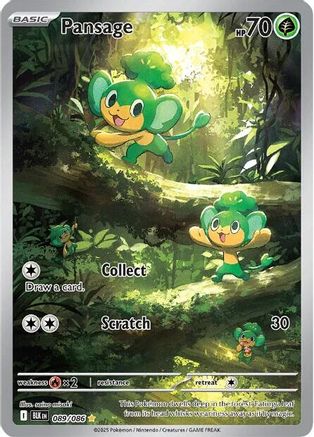 Pansage 089/086 - Holofoil Black Bolt