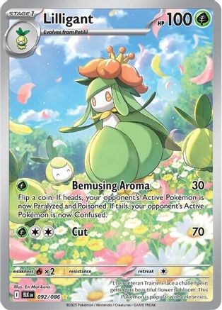 Lilligant 092/086 - Holofoil SV Black Bolt