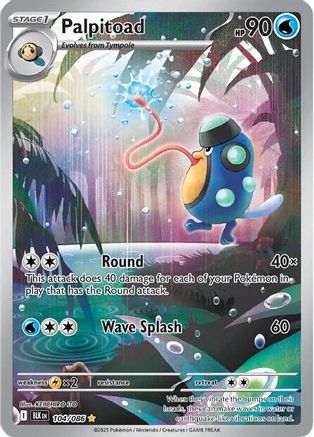 Palpitoad 104/086 - Holofoil Black Bolt