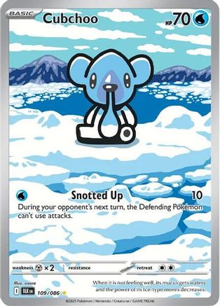 Cubchoo 109/086 - Holofoil Black Bolt