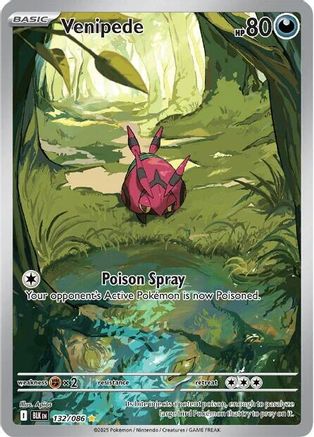 Venipede 132/086 - Holofoil Black Bolt