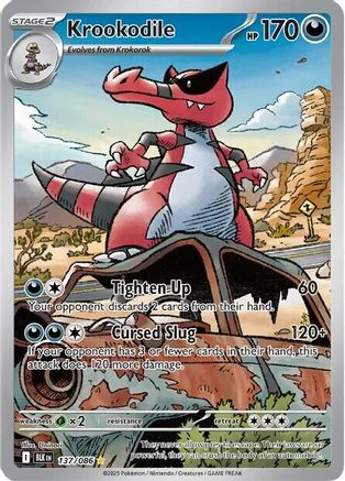 Krookodile 137/086 - Holofoil Black Bolt