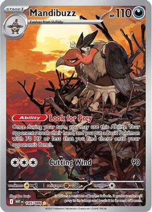 Mandibuzz 145/086 - Holofoil White Flare