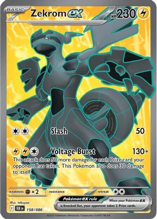 Zekrom ex 158/086 - Holofoil Black Bolt