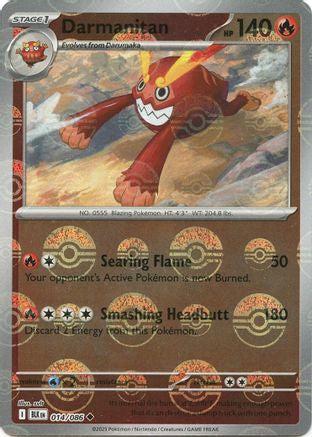 Darmanitan (Poke Ball Pattern) 014/086 - Holofoil Black Bolt