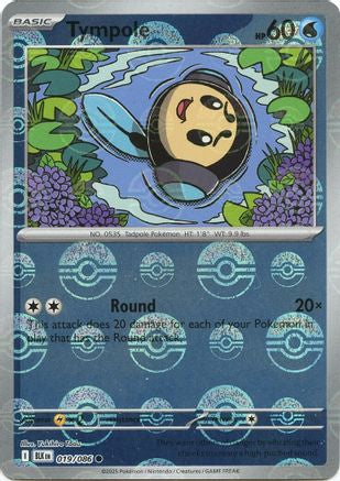 Tympole (Poke Ball Pattern) 019/086 - Holofoil Black Bolt