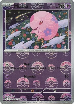 Munna (Poke Ball Pattern) 035/086 - Holofoil SV Black Bolt