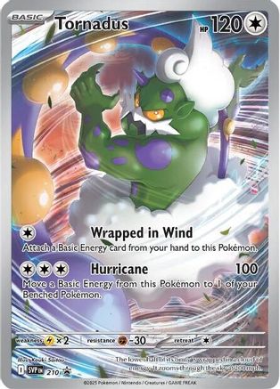 Tornadus 210 - Holofoil SV Scarlet & Violet Promo Cards