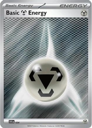 Basic Metal Energy 024 - Reverse Holofoil SVE Scarlet & Violet Energies