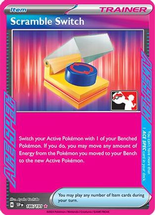 Scramble Switch 186 - Holofoil Prize Pack Series Cards