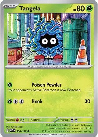 Tangela 006/132 - Reverse Holofoil Mega Evolution