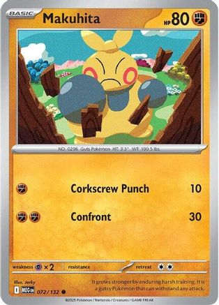 Makuhita 072/132 Mega Evolution