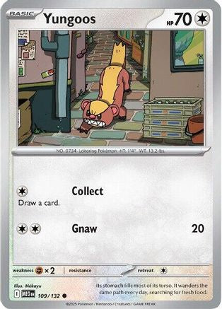 Yungoos 109/132 Mega Evolution